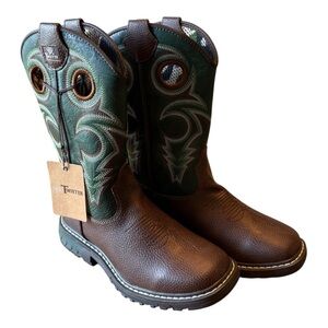 M&F Western Twister Blaise Childrens Forest Green Boots - Size 1